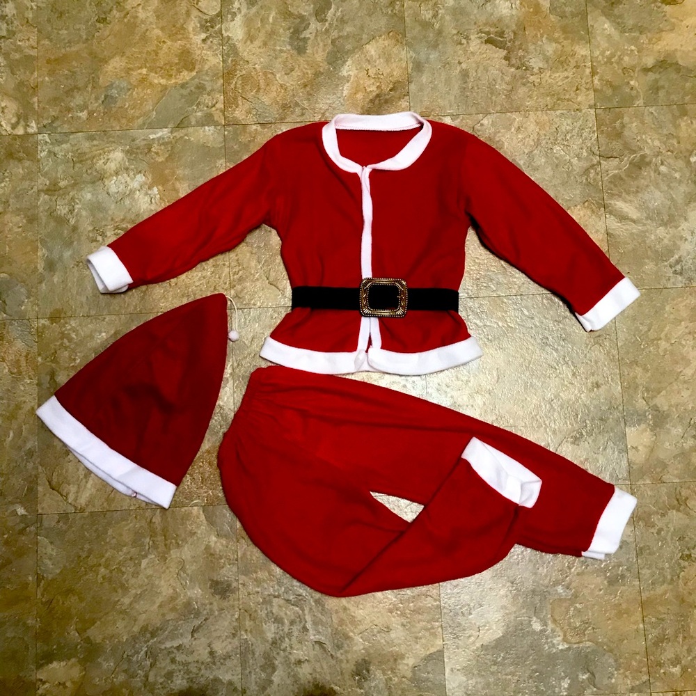 Christmas outfit for boys Top Bottom Hat and Belt!